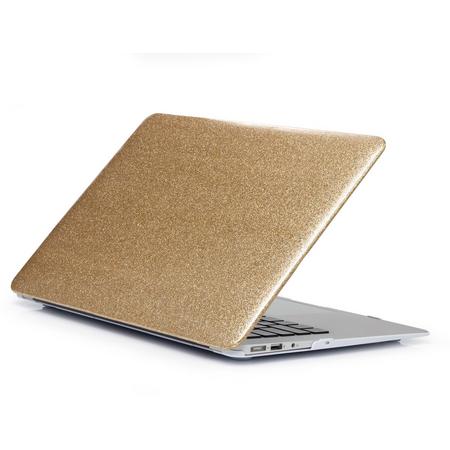 Tablet2you - Apple MacBook Air - hard case - hoes - Glossy - Goud - 13.3