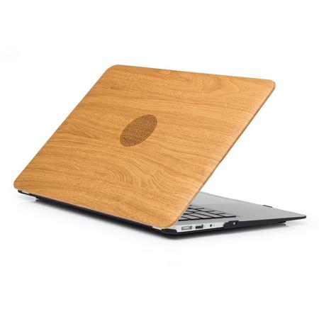 Tablet2you - Apple MacBook Air - hard case - hoes - Houtkleur - Eiken - 13.3