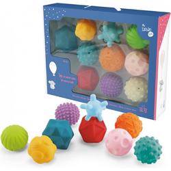 Tachan Baby Sensory Balls - Senso Ballen voor Baby - Verschillende Vormen en Textuur - 10 Stuks
