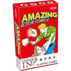 Colour-In Speelkaarten Amazing Action Comics