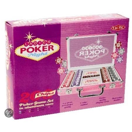 Ladies Poker Night Case met 200 Chips