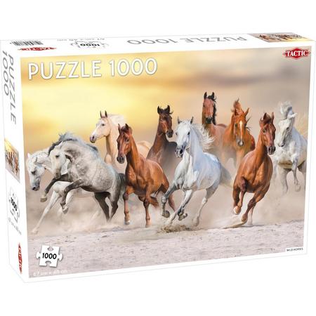 Puzzel Animals: Wild Horses - 1000 stukjes