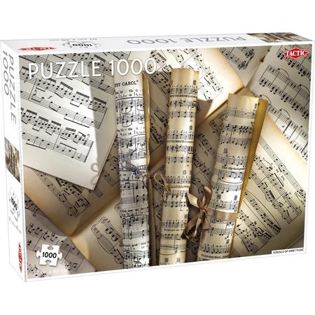 Scrolls of Sheet Music - 1000 stukjes
