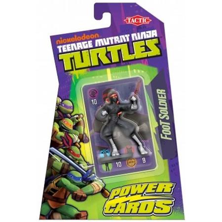 Teenage Mutant Ninja Turtles Power Cards Incl. Foot Soldier Figure - Kaartspel