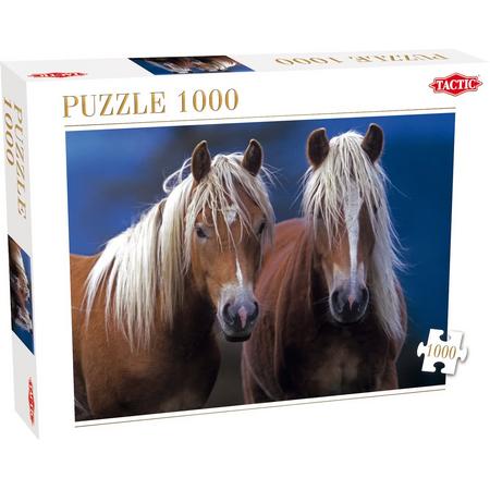 Twee Paarden - Legpuzzel - 1000 Stukjes
