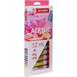 Acrylverf set 12 kleuren 12 ml tubes