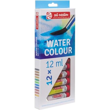 Water Colour set 12 kleuren 12 ml tubes aquarel aquarelverf transparante waterverf