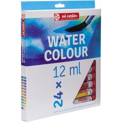 Water Colour set 24 kleuren 12 ml tubes aquarel aquarelverf transparante waterverf