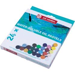 Wateroplosbare oliepastel set 24 kleuren pastelkrijt