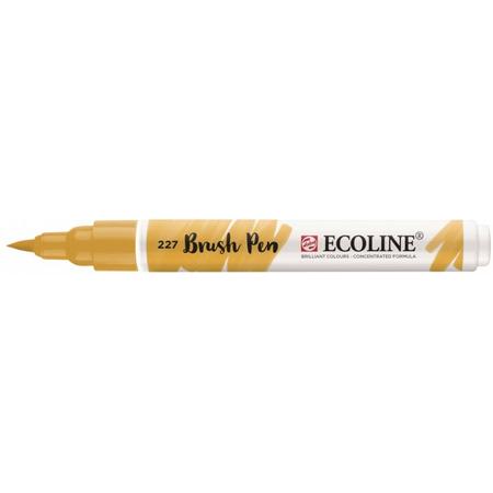 3x Ecoline Brush Pen 227 okergeel