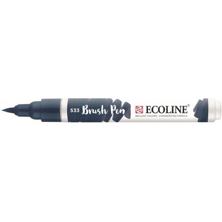 3x Ecoline Brush Pen 533 Indigo