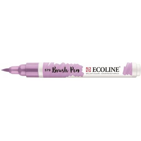 3x Ecoline Brush Pen 579 Pastelviolet