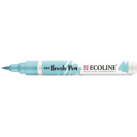 3x Ecoline Brush Pen 580 Pastelblauw