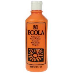 Plakkaatverf Ecola flacon van 500 ml, oranje
