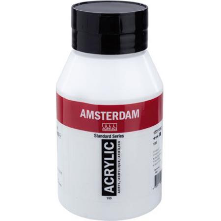 Talens amsterdam acrylverf pot 1000 ml.titaanwit 105