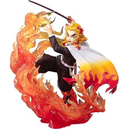 Demon Slayer Anime Figure Kyojuro Rengoku Flame Breathing 18cm