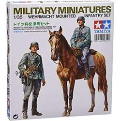 1:35 Tamiya 35053 German Figure Infantery mounted Horse w/2 Figures Plastic kit