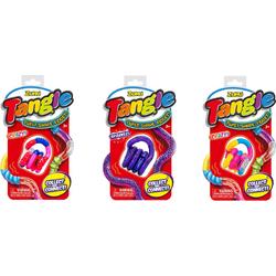 Tangle Toys - Textured Junior 3-Pack - roze paars