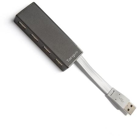 Targus 4 Poort USB 2.0 Hub - Zwart