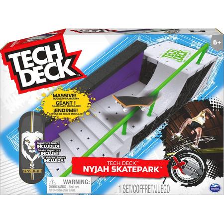 Tech Deck Schansset Nyjah Hustion Skatepark Paars/wit 12-delig