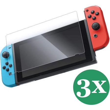 3x Nintendo Switch Screenprotector - Tempered Gehard Glas 9H - TechNow