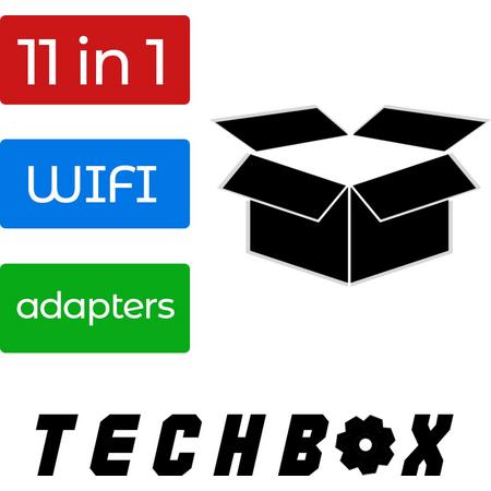 11 in 1 Technologie Box - Handige tech tools - Adapters - Kabels - WIFI - Gereedschap - Computer bouwen