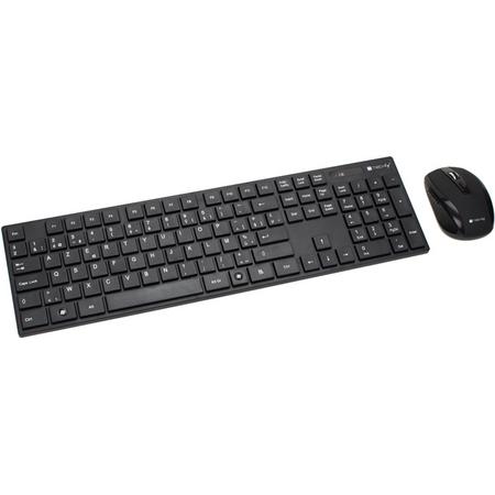 Techly Wireless Keyboard & Mouse Kit Azerty Be