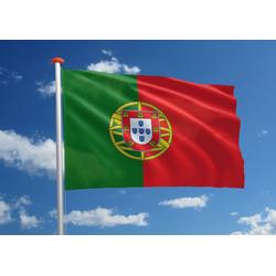 Techmex - Portugese vlag 150 x 90 CM Polyester vlag