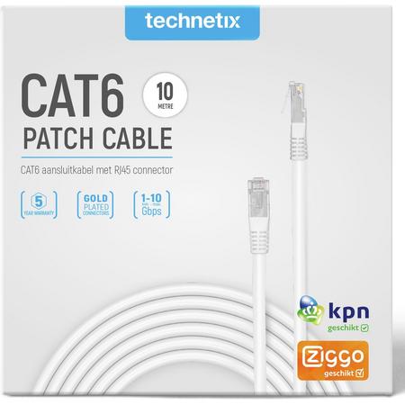 Technetix CAT6 UTP Patch Cable - 10M White