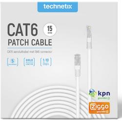 Technetix CAT6 UTP Patch Cable - 15M White