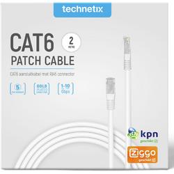 Technetix CAT6 UTP Patch Cable - 2M White