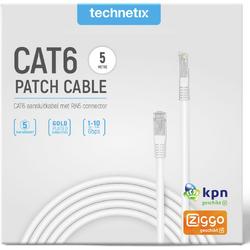 Technetix CAT6 UTP Patch Cable - 5M White