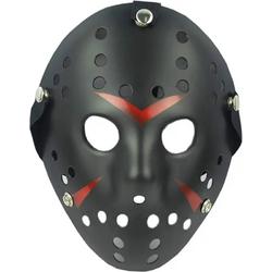 Jason Voorhees Hockey Masker - Halloween Masker - Horror Film Friday The 13th - Cosplay Masker - Verkleedmasker - Zwart