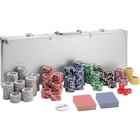 TecTake - pokerset 500 delig inclusief koffer en kaartspel - 402559