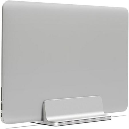 Aluminium Macbook Stand Houder Voor Apple Macbook / Laptop - Zilver