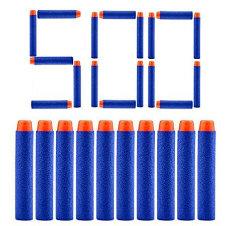 500 universele Pijltjes geschikt voor de NERF N-Strike Elite Toy guns - kleur: blauw
