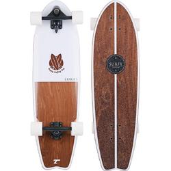   Skateboard - bruin/wit