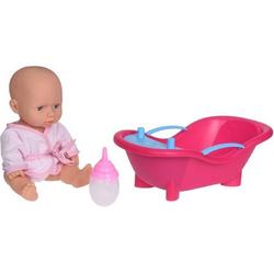 Tender Toys Babypop Met Accessoires Roze 30 Cm