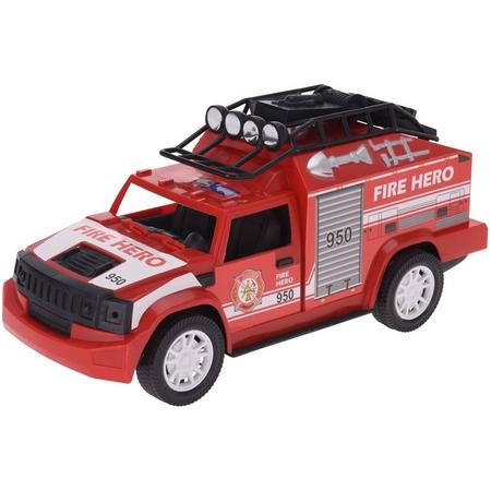 Tender Toys Brandweerauto 30 Cm Rood