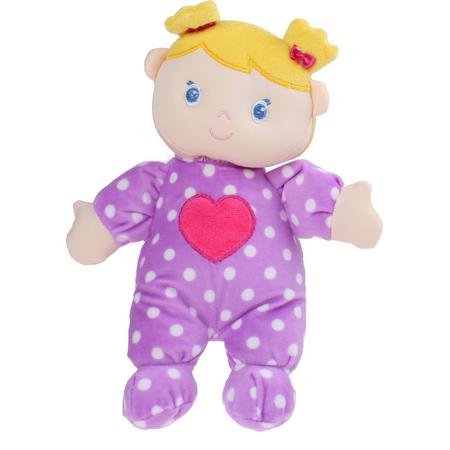 Tender Toys Knuffel Baby Doll 28 Cm Paars