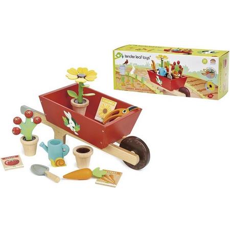 Tender Toys Kruiwagen Met Tuinset Junior 31-delig
