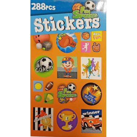 Tender Toys Stickers 288 Stuks Blauw