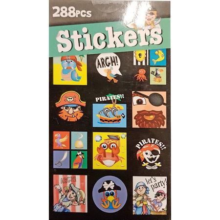 Tender Toys Stickers 288 Stuks Zwart