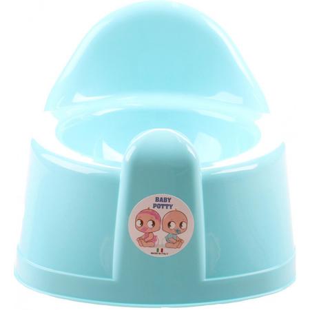 Tender Toys Wc-potje Babypop 25x15 Cm Blauw