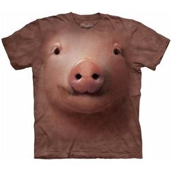 Dieren T-shirt varken/big voor volwassenen S
