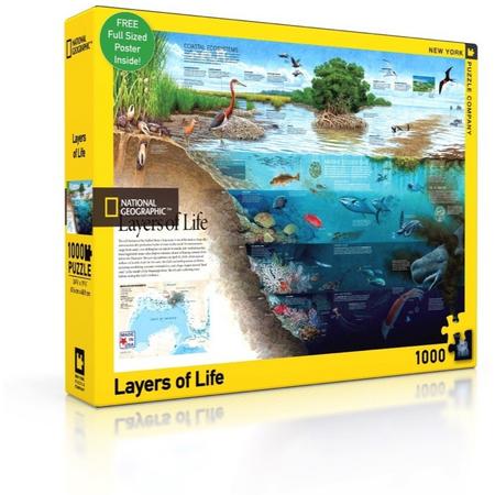 Layers of Life - NYPC National Geographic Collectie Puzzel 1000 Stukjes