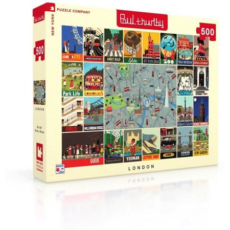 London Collage - NYPC Paul Thurlby Collectie Puzzel 500 Stukjes