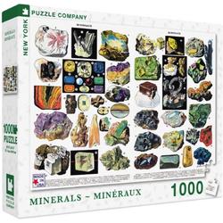 Minerals & Gems - NYPC Vintage Images Collectie Puzzel 1000 Stukjes