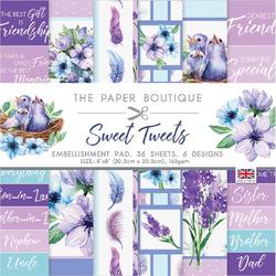 The Paper Boutique - Sweet Tweets Embellishments Pad