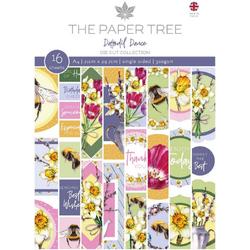 The Paper Tree Daffodil dance die cut sheets A4